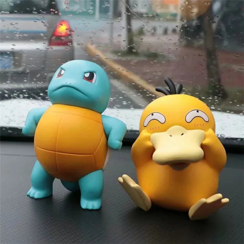 Beefy Squirtle and Gooning Psyduck - Attachable Car Ornament