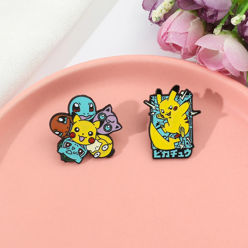 ~ Creepy ~ Pokémon Enamel Pins for Backpacks and more -  Pikachu Gengar Charmander and others Brooches