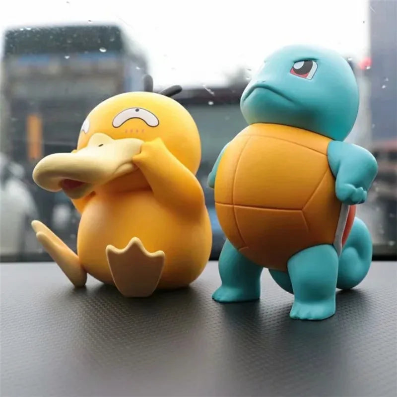 Beefy Squirtle and Gooning Psyduck - Attachable Car Ornament