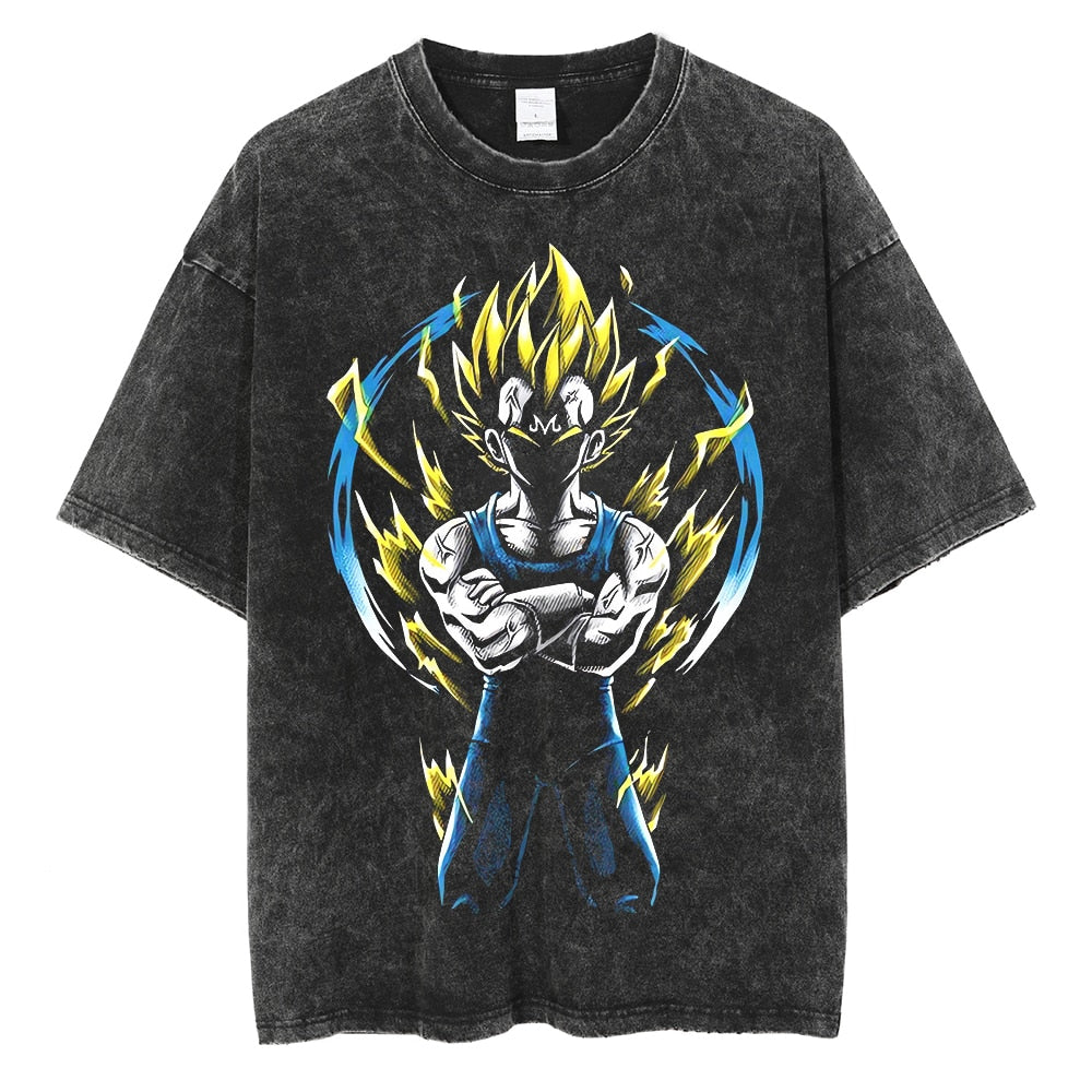 Textured Super Saiyan Silhouette T Shirts - Multiple Variants (Nintendo Core Exclusive)
