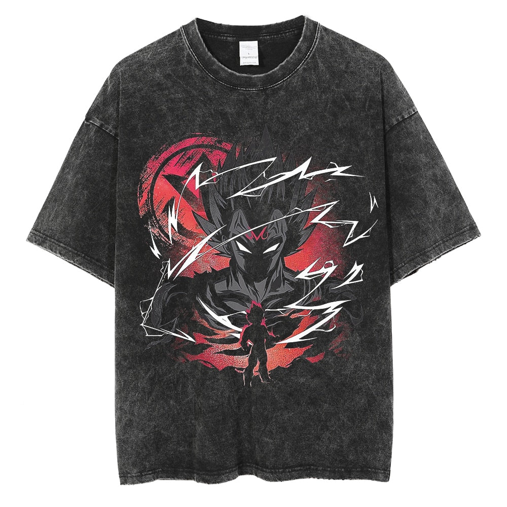 Textured Super Saiyan Silhouette T Shirts - Multiple Variants (Nintendo Core Exclusive)