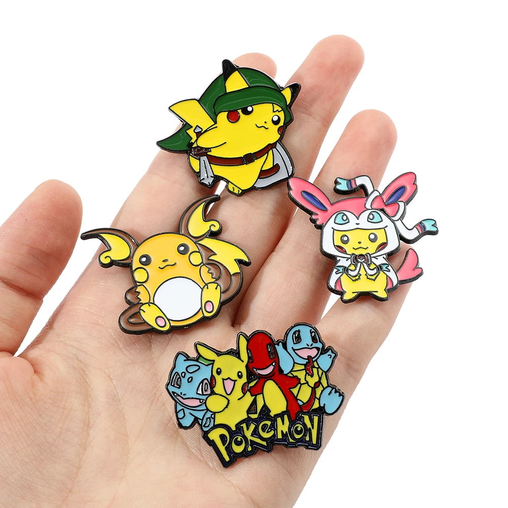 ~ Creepy ~ Pokémon Enamel Pins for Backpacks and more -  Pikachu Gengar Charmander and others Brooches