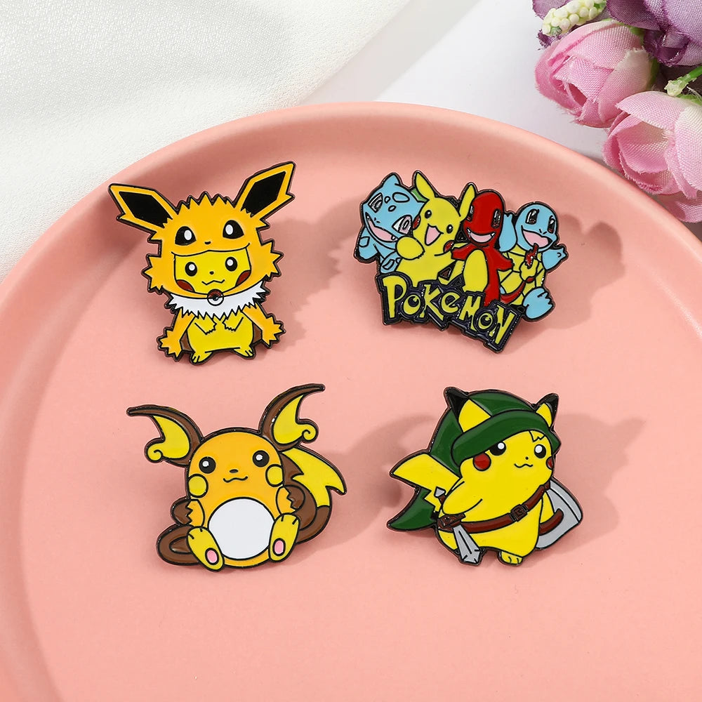 ~ Creepy ~ Pokémon Enamel Pins for Backpacks and more -  Pikachu Gengar Charmander and others Brooches