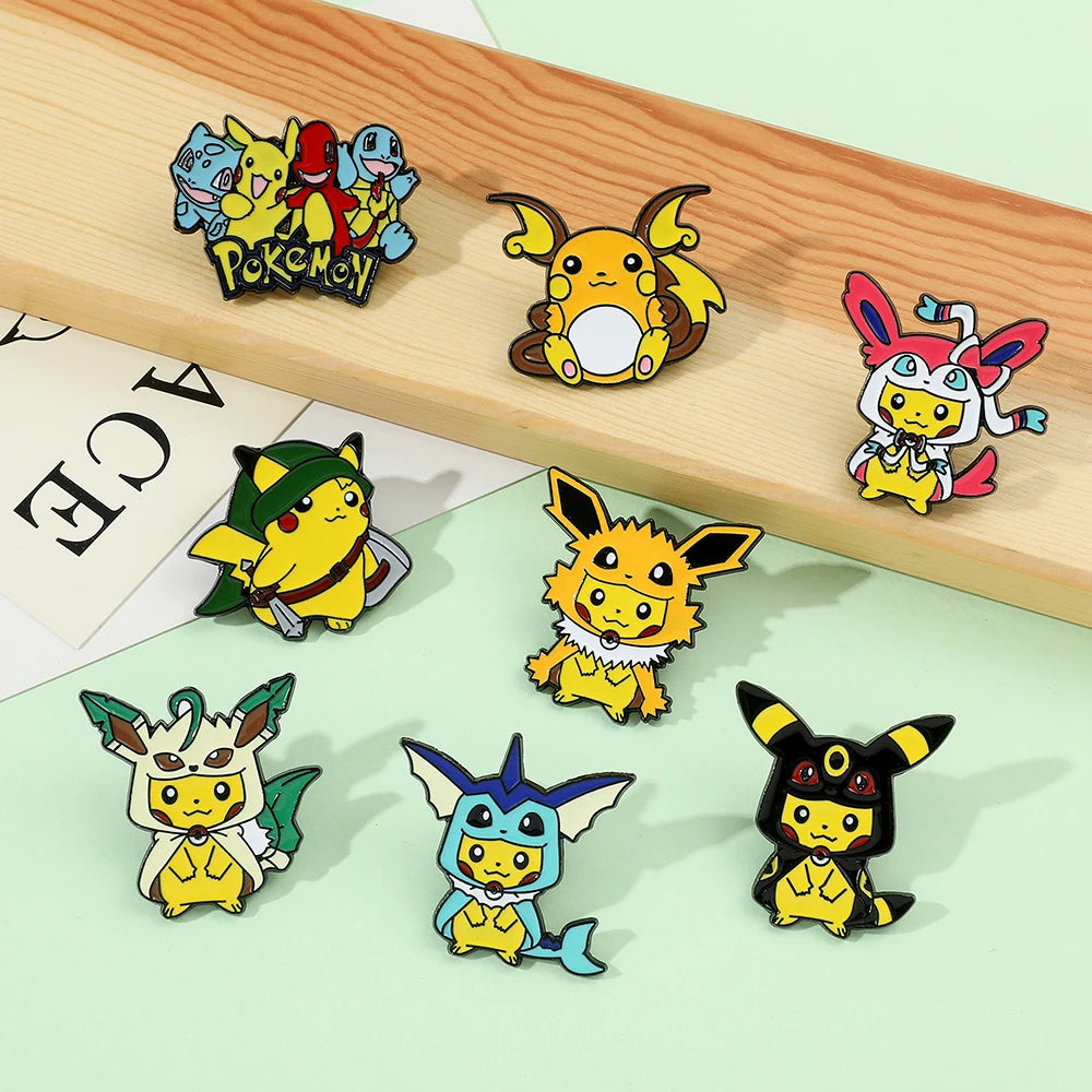 ~ Creepy ~ Pokémon Enamel Pins for Backpacks and more -  Pikachu Gengar Charmander and others Brooches