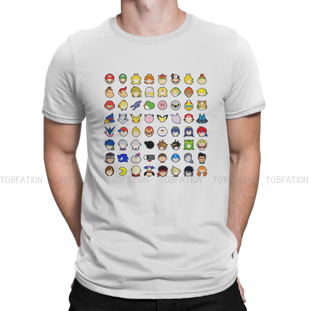Super Smash Brothers Character Roster T Shirt