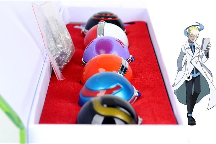 6 Piece Pokeball Pendant Necklaces - nintendo-core