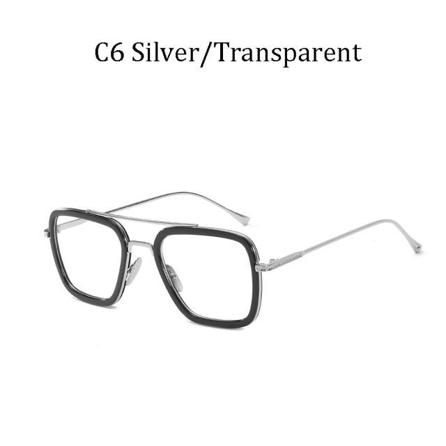 Avengers Tony Stark Flight Luxury Mens Sunglasses | Oculos Retro - nintendo-core