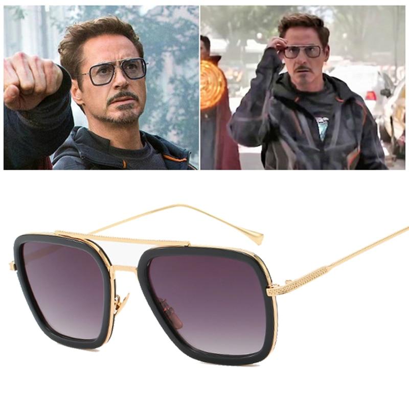 Avengers Tony Stark Flight Luxury Mens Sunglasses | Oculos Retro - nintendo-core