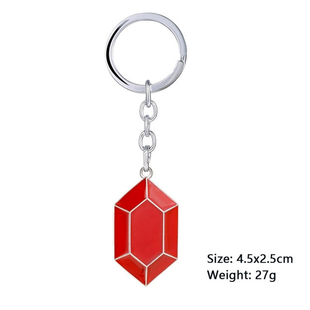 Legend of Zelda Green Rupee Keychain (Set of Three)