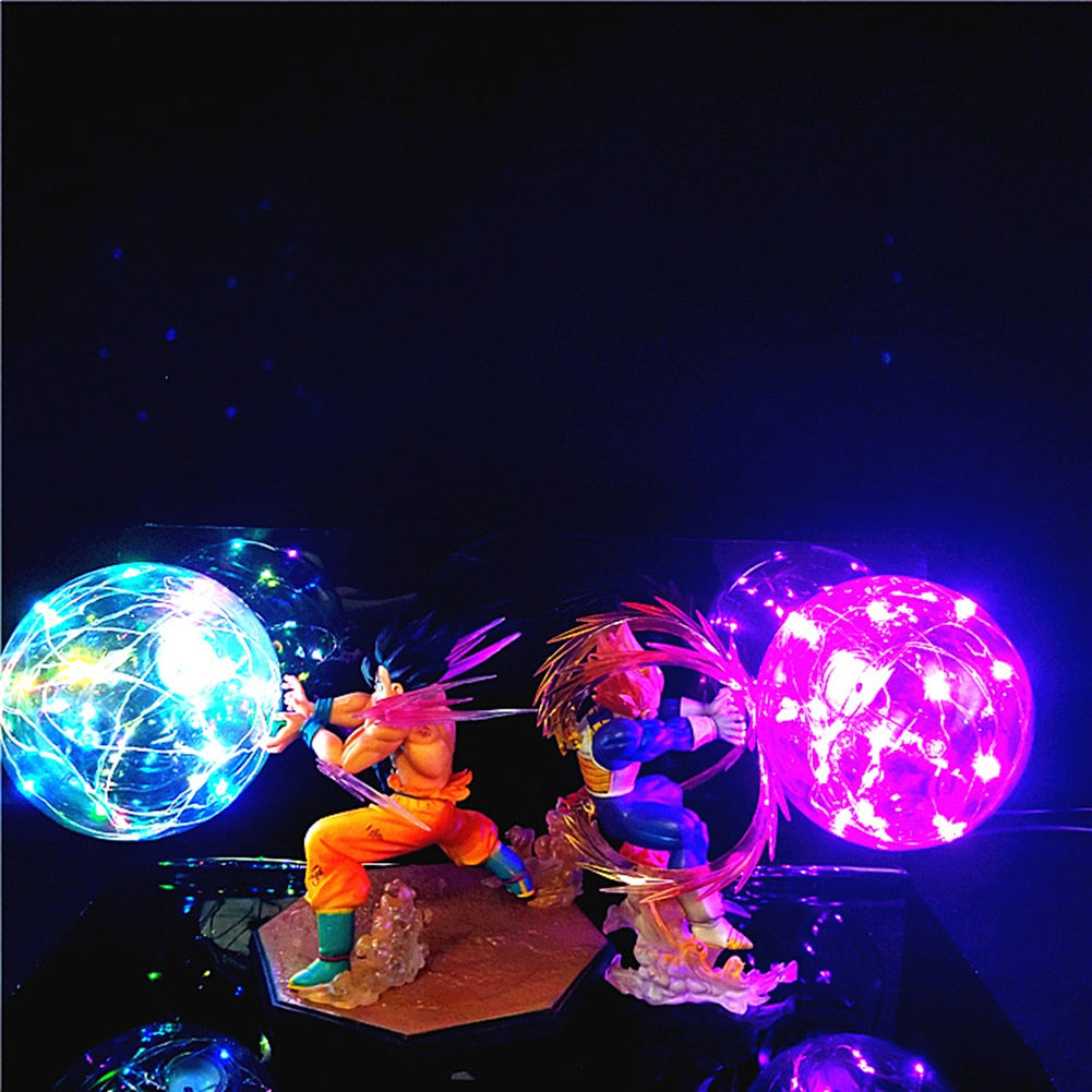 Goku & Vegeta Back to Back LED Night Lamp!