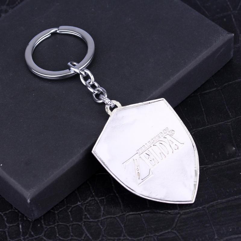 Legend of Zelda Metal Alloy Shield Keychain - nintendo-core