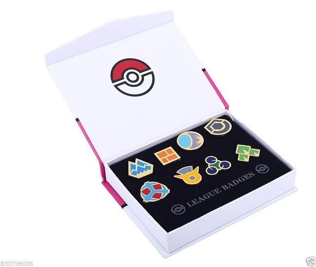 Pokemon League Gym Badge Brooches (Crrool Stream Special) - nintendo-core