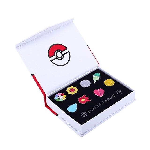 Pokemon League Gym Badge Brooches (Crrool Stream Special) - nintendo-core
