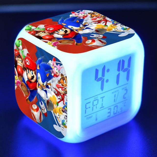 Super Mario  LED Alarm Thermometer Dice Clock - nintendo-core