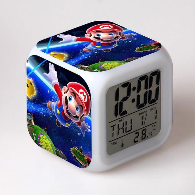 Super Mario  LED Alarm Thermometer Dice Clock - nintendo-core