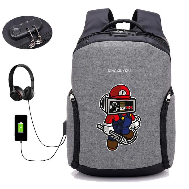 Super Smash Brothers AntiTheft Backpack! Safeguard Yourself! - nintendo-core