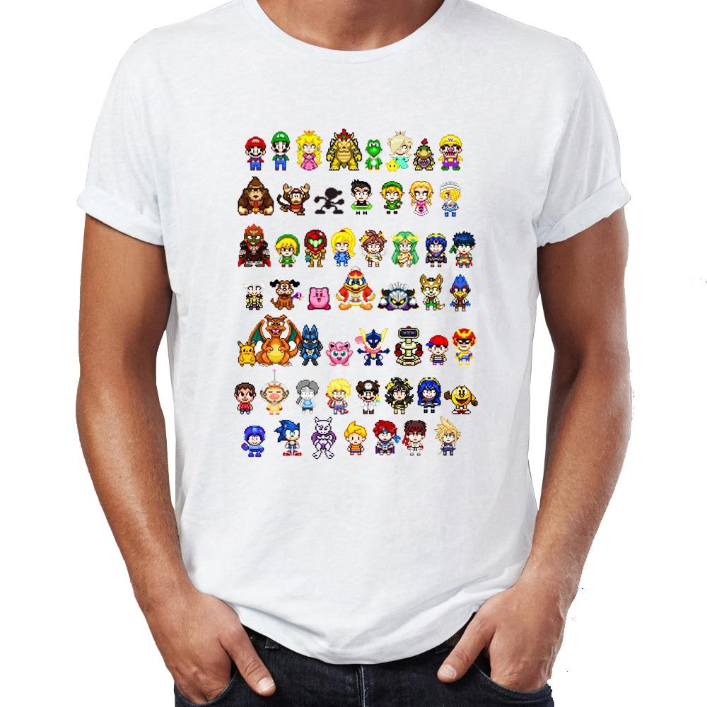 Super Smash Brothers Characters Shirt - nintendo-core