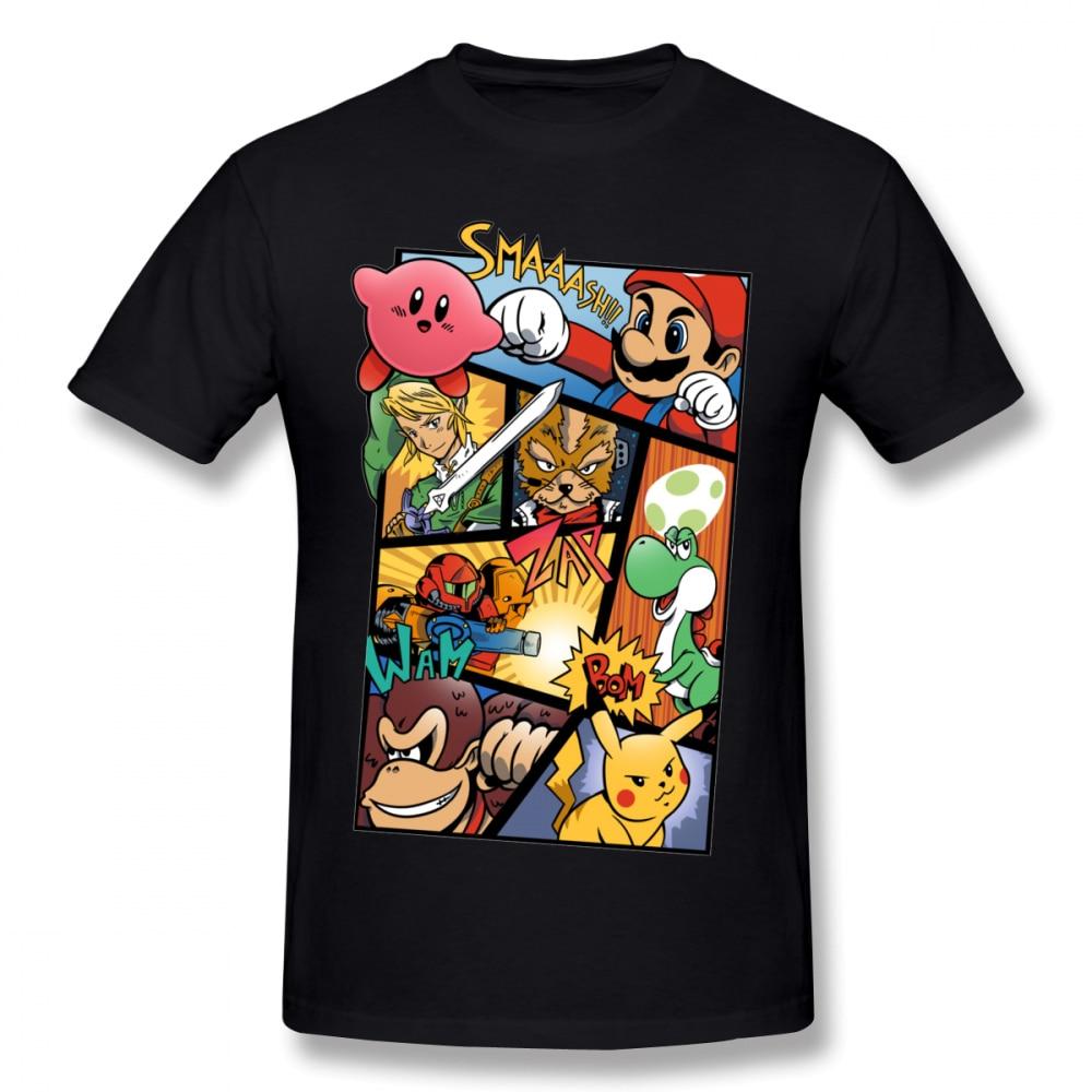 Super Smash Brothers Collage T Shirt - nintendo-core