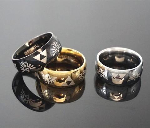 Triforce Titanium Ring - nintendo-core