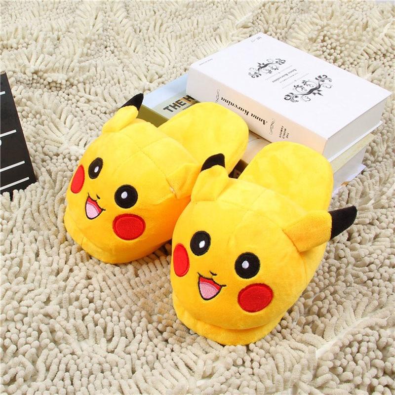 Unisex Snorlax / Eevee / Pikachu / Squirtle / Charmander Warm Indoor Plush Slippers - nintendo-core
