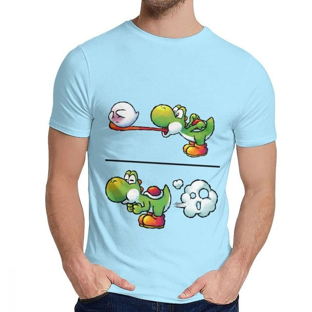 Yoshi Eating Boo ||| Fitted T Shirt