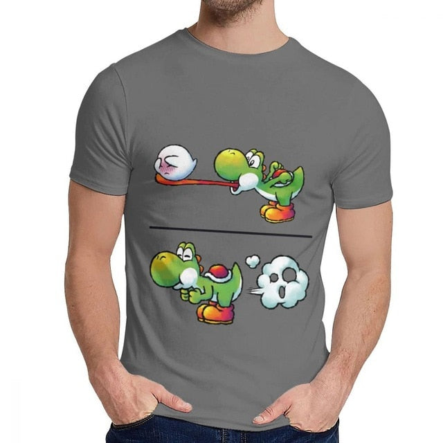 Yoshi Eating Boo ||| Fitted T Shirt