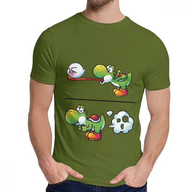 Yoshi Eating Boo ||| Fitted T Shirt