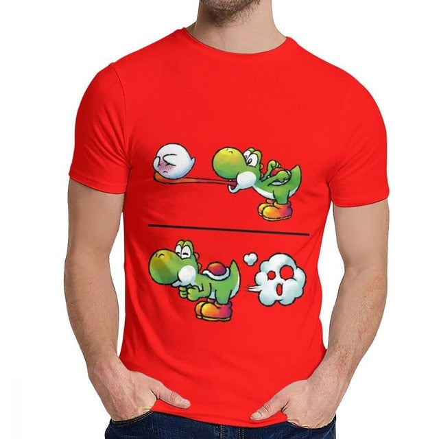 Yoshi Eating Boo ||| Fitted T Shirt
