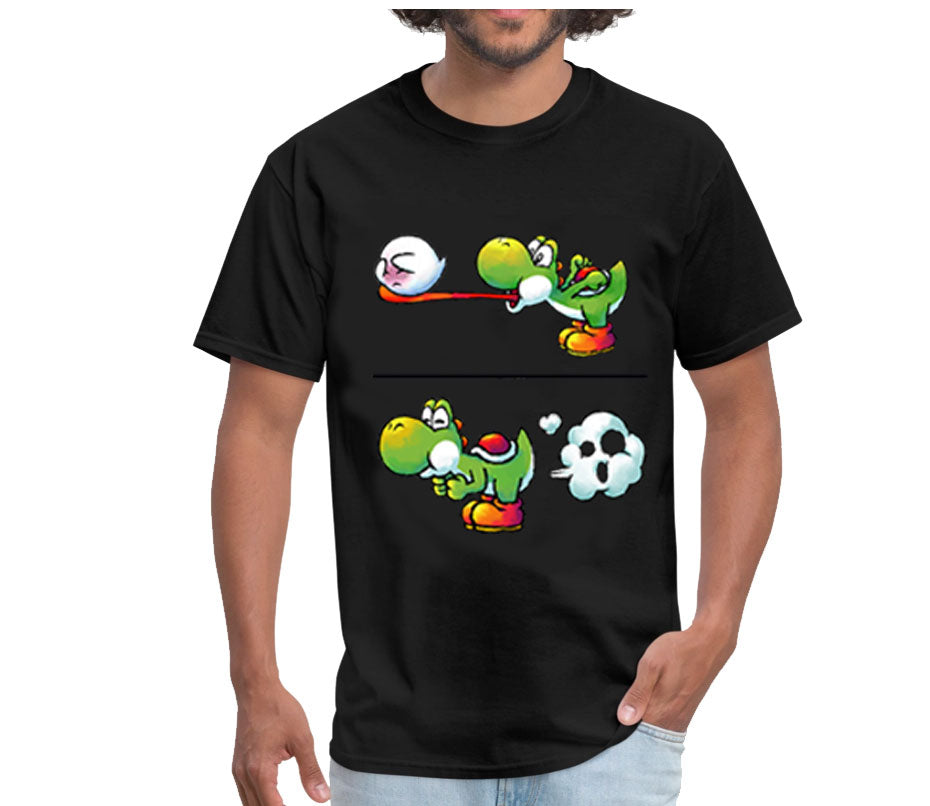 Yoshi Eating Boo ||| Fitted T Shirt