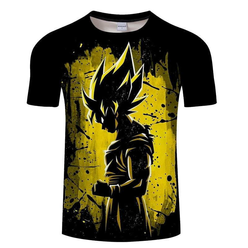 Goku Full Custom Print Graphic T Shirts! Super Saiyan Blue & Ultra Instinct!