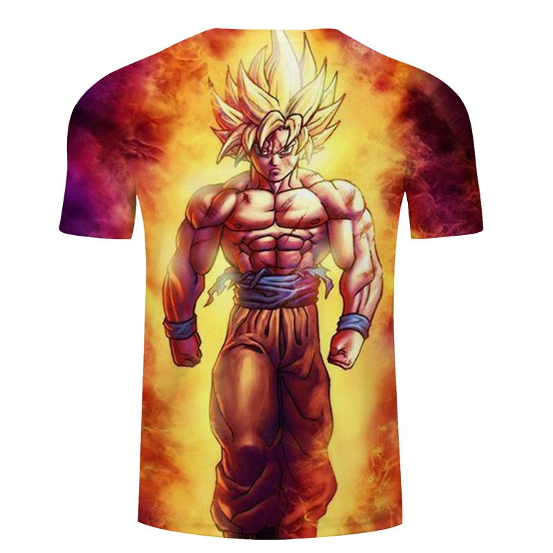 Goku Full Custom Print Graphic T Shirts! Super Saiyan Blue & Ultra Instinct!