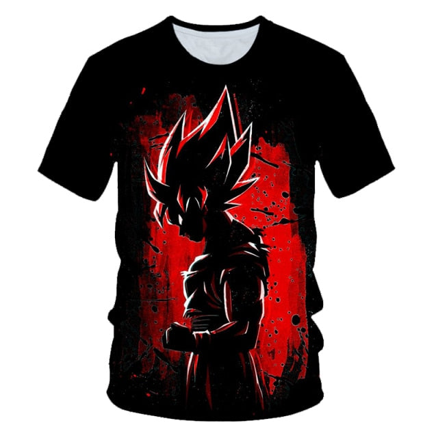 Goku Full Custom Print Graphic T Shirts! Super Saiyan Blue & Ultra Instinct!