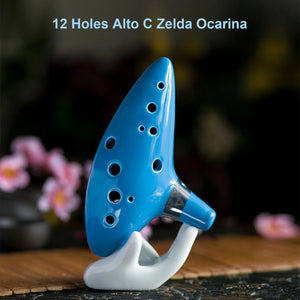 12 Holes Alto C Zelda Ocarina -  plus free gift!