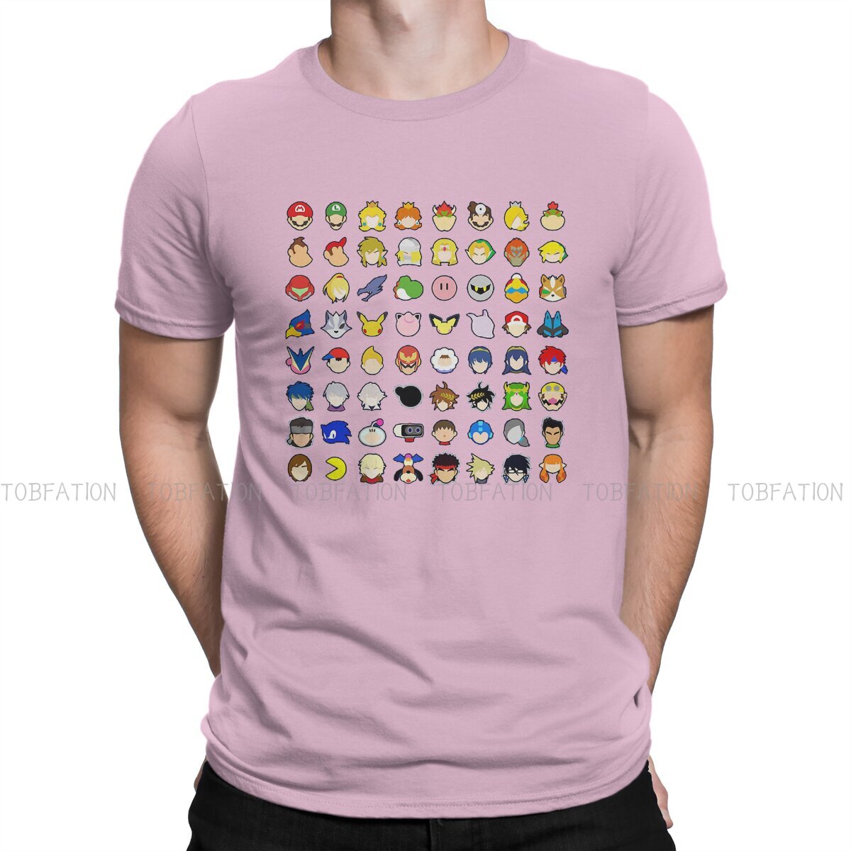 Super Smash Brothers Character Roster T Shirt