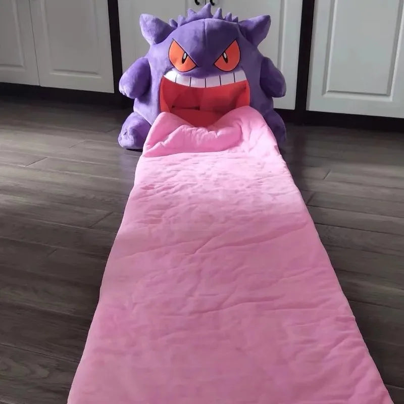 gengar schlafsack Pokemon Gengar Plush 2-in-1 Pillow Blanket – Nintendo Core
