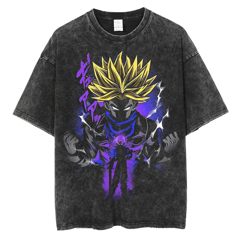 Textured Super Saiyan Silhouette T Shirts - Multiple Variants (Nintendo Core Exclusive)