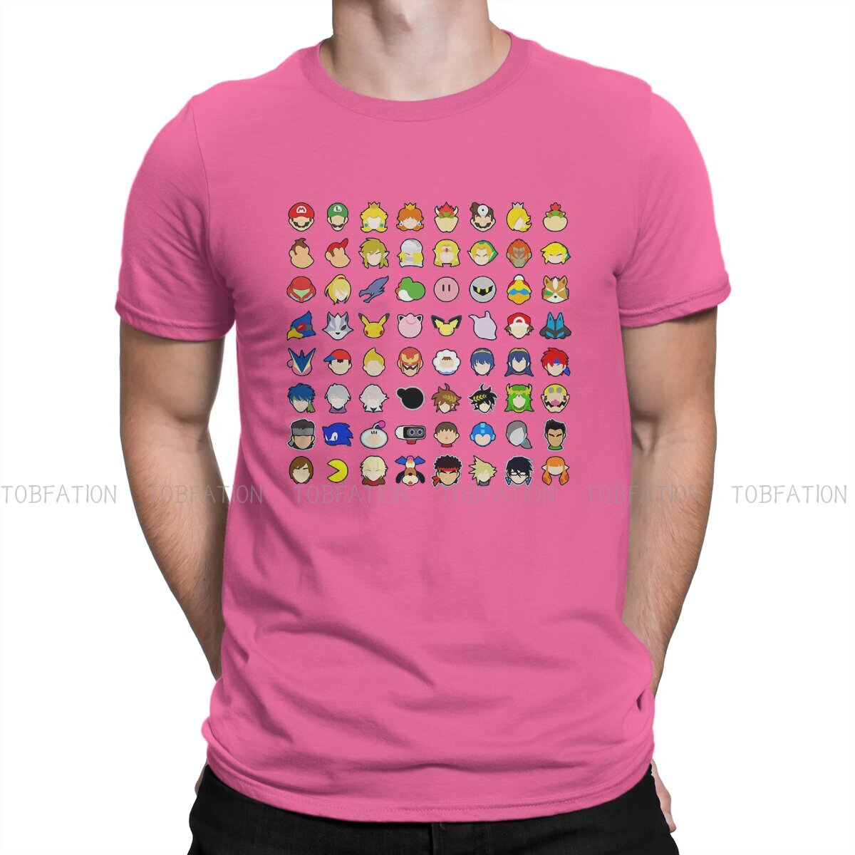 Super Smash Brothers Character Roster T Shirt