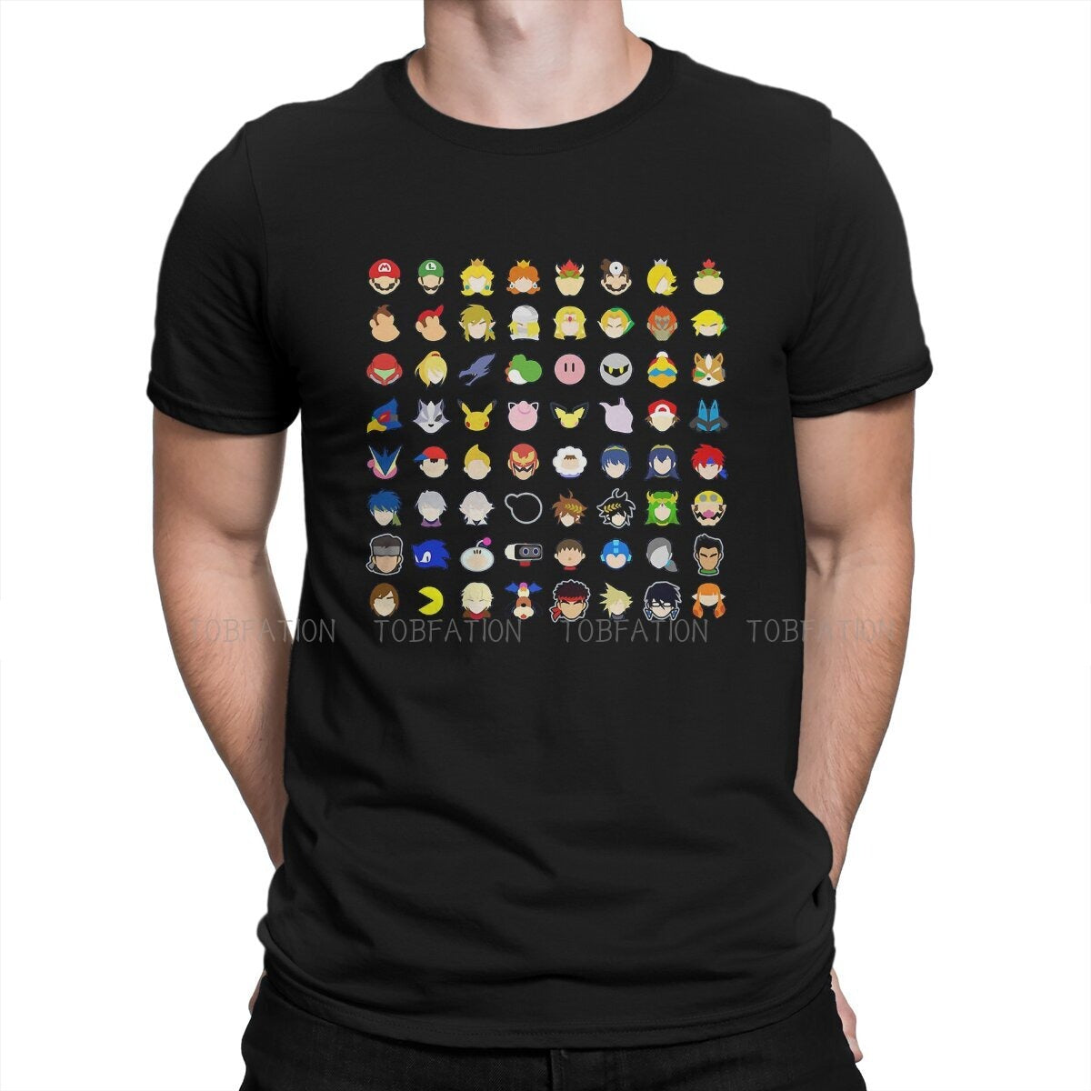 Super Smash Brothers Character Roster T Shirt