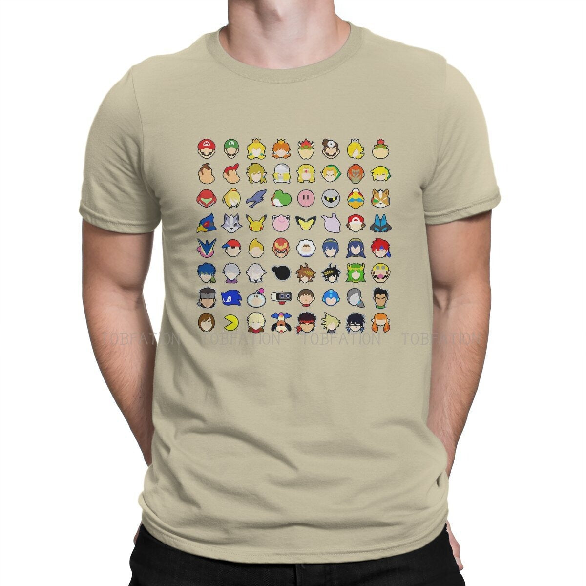Super Smash Brothers Character Roster T Shirt