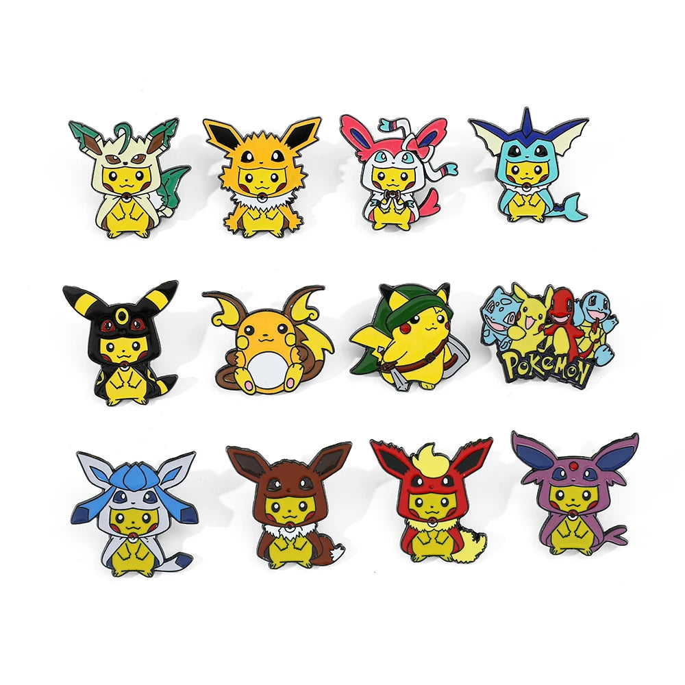 ~ Creepy ~ Pokémon Enamel Pins for Backpacks and more -  Pikachu Gengar Charmander and others Brooches