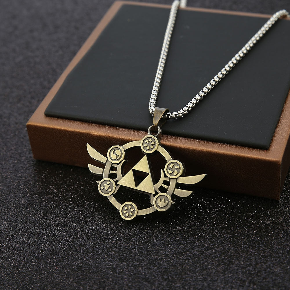 The Legend of Zelda Hyrulian Metal Pendants with Premium Chain