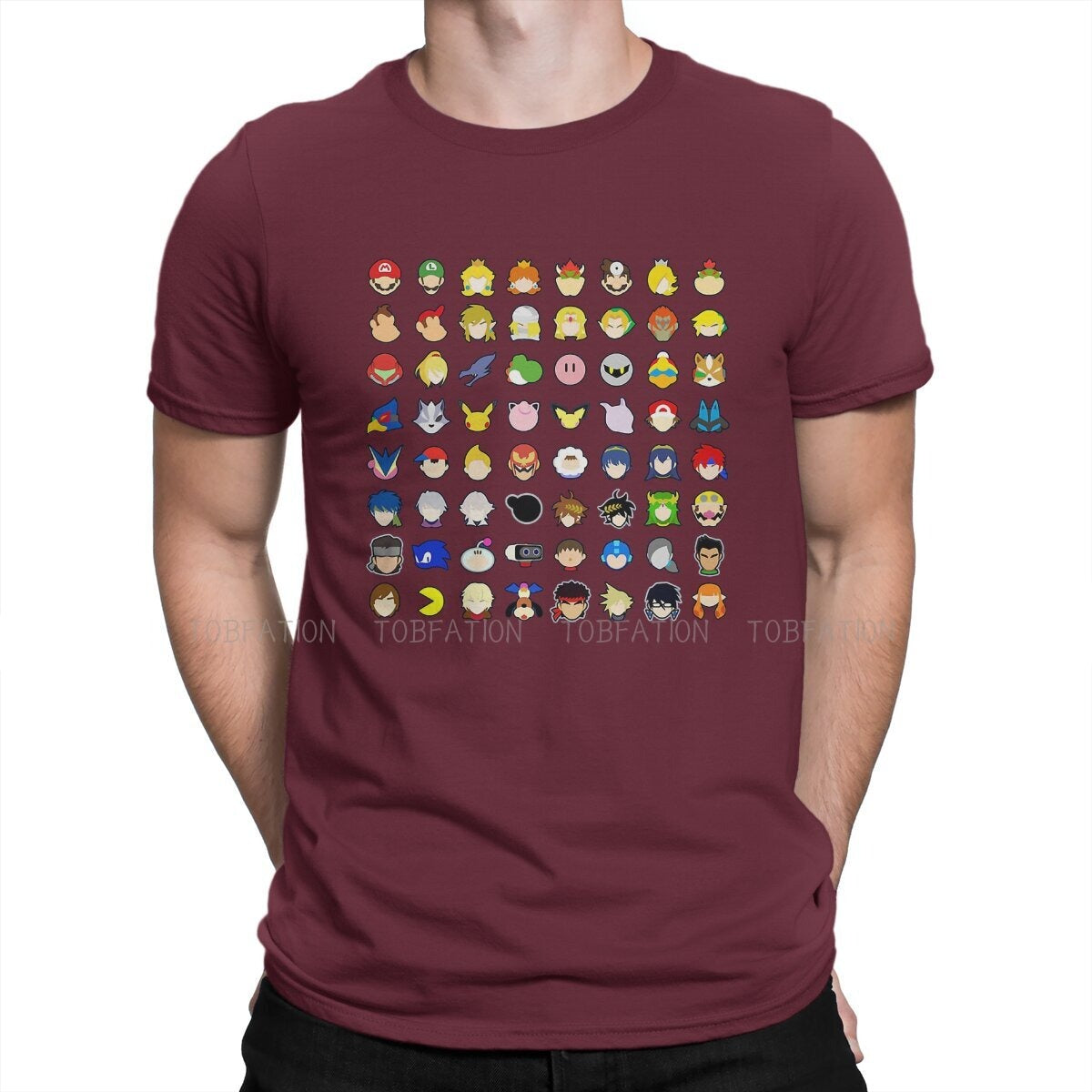 Super Smash Brothers Character Roster T Shirt