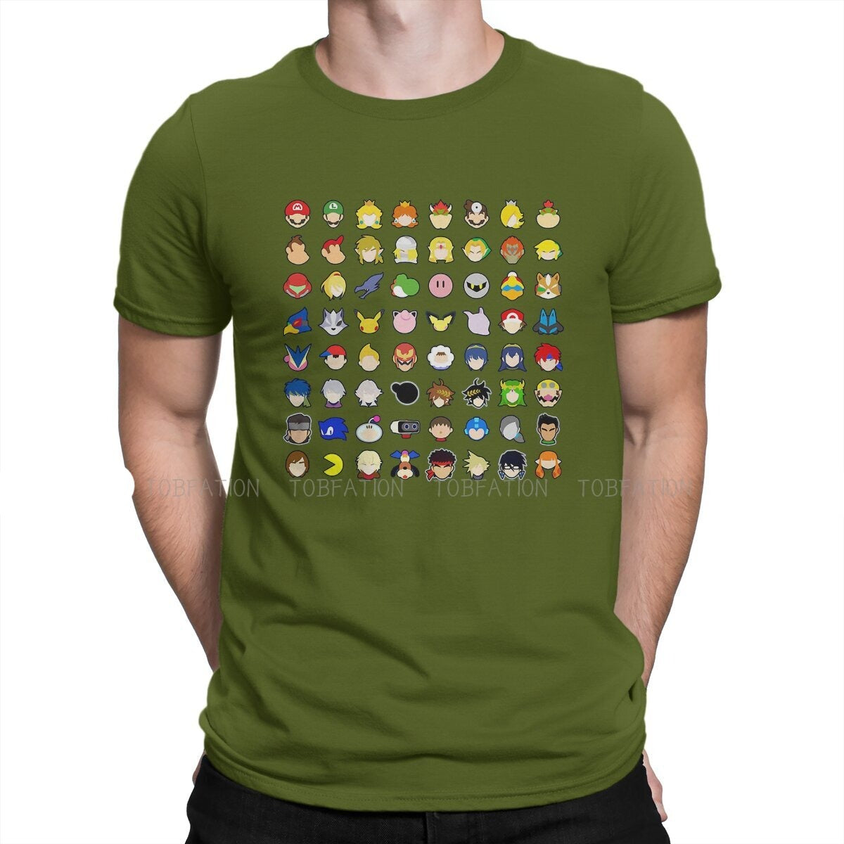 Super Smash Brothers Character Roster T Shirt