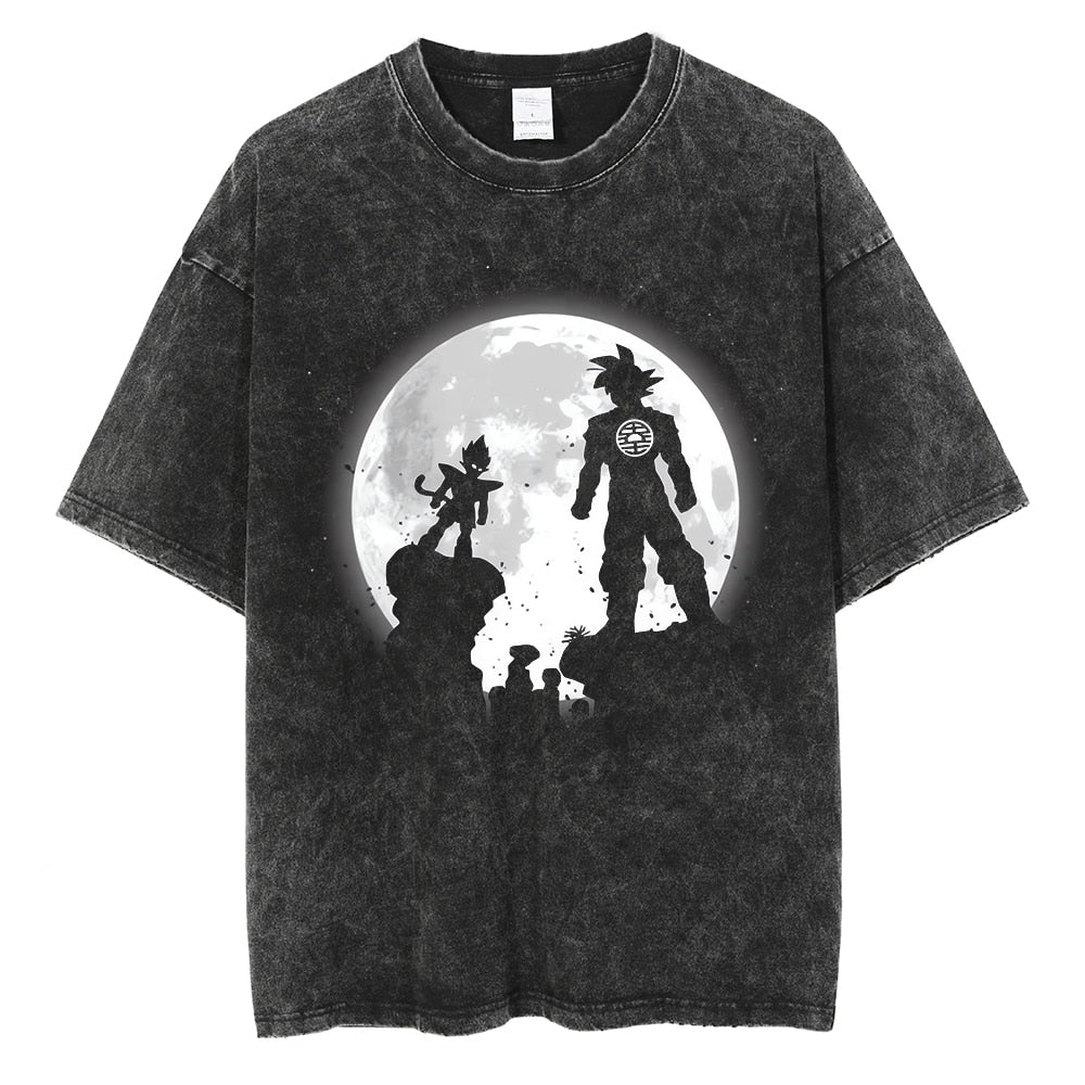 Textured Super Saiyan Silhouette T Shirts - Multiple Variants (Nintendo Core Exclusive)
