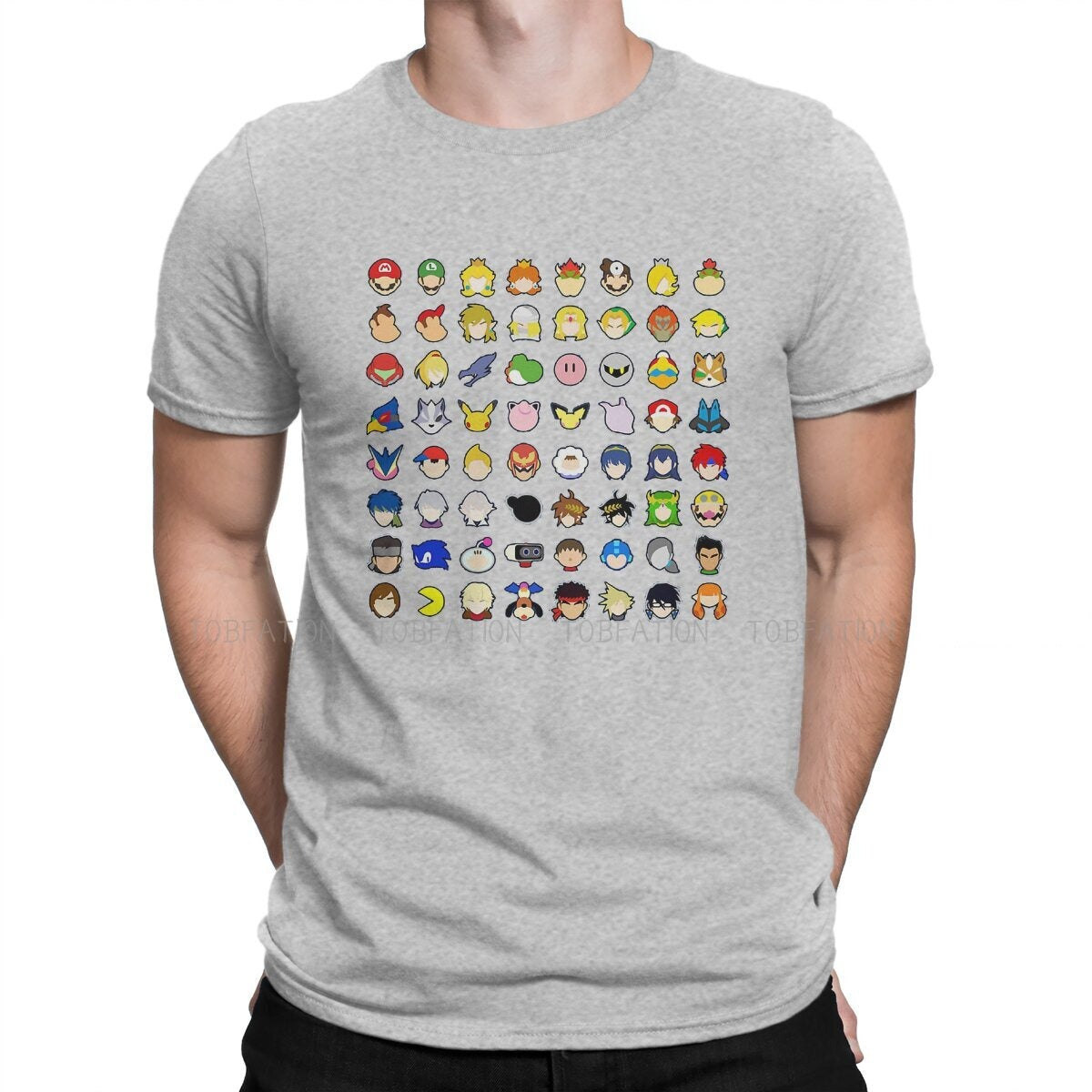 Super Smash Brothers Character Roster T Shirt