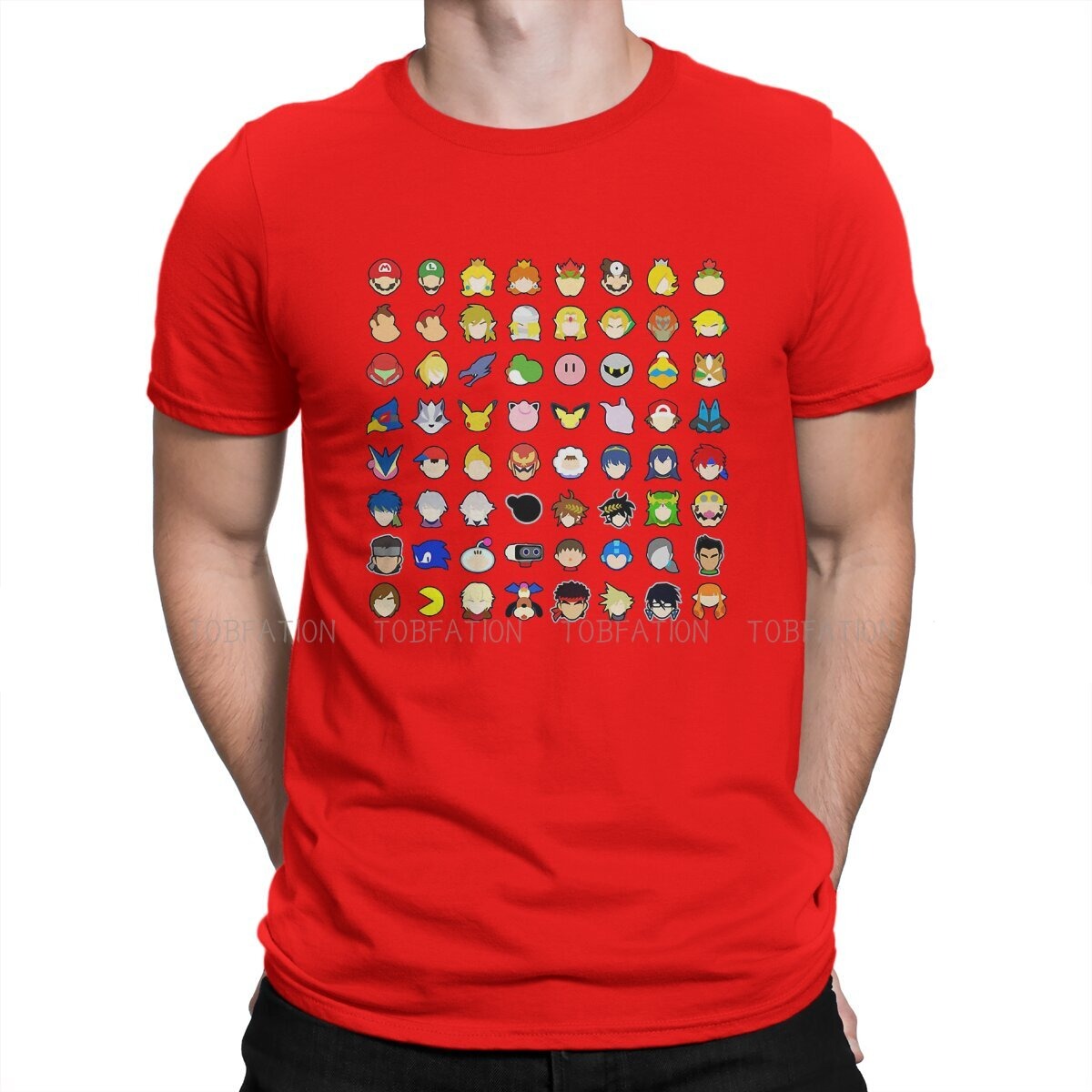Super Smash Brothers Character Roster T Shirt