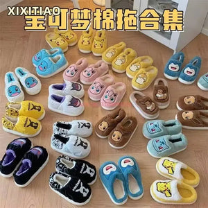 Pokémon Pikachu Eevee and more - Cotton House Slippers