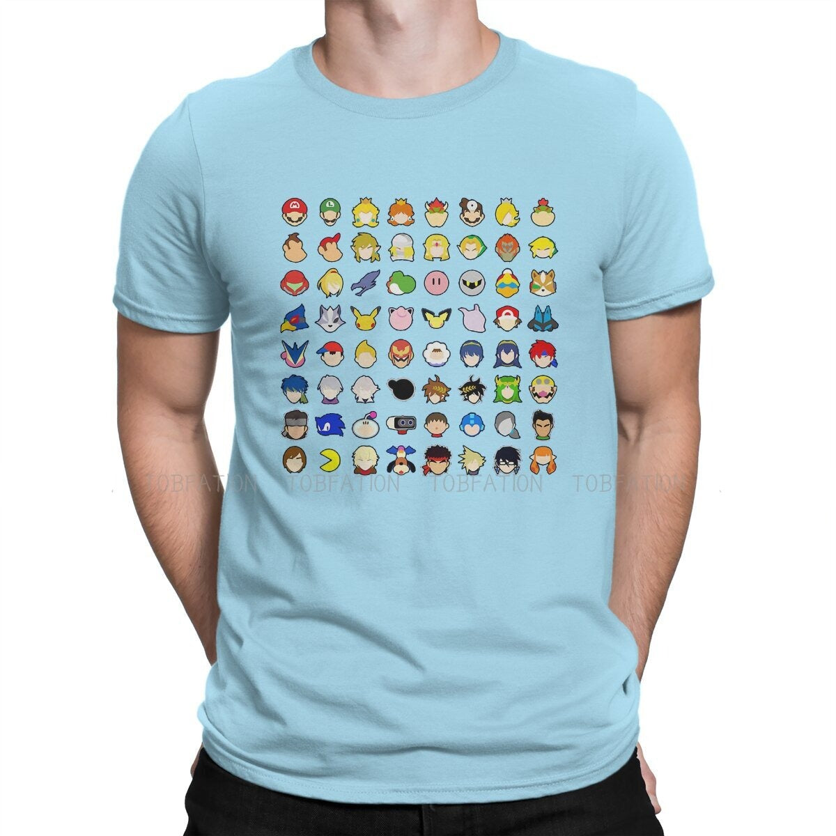 Super Smash Brothers Character Roster T Shirt
