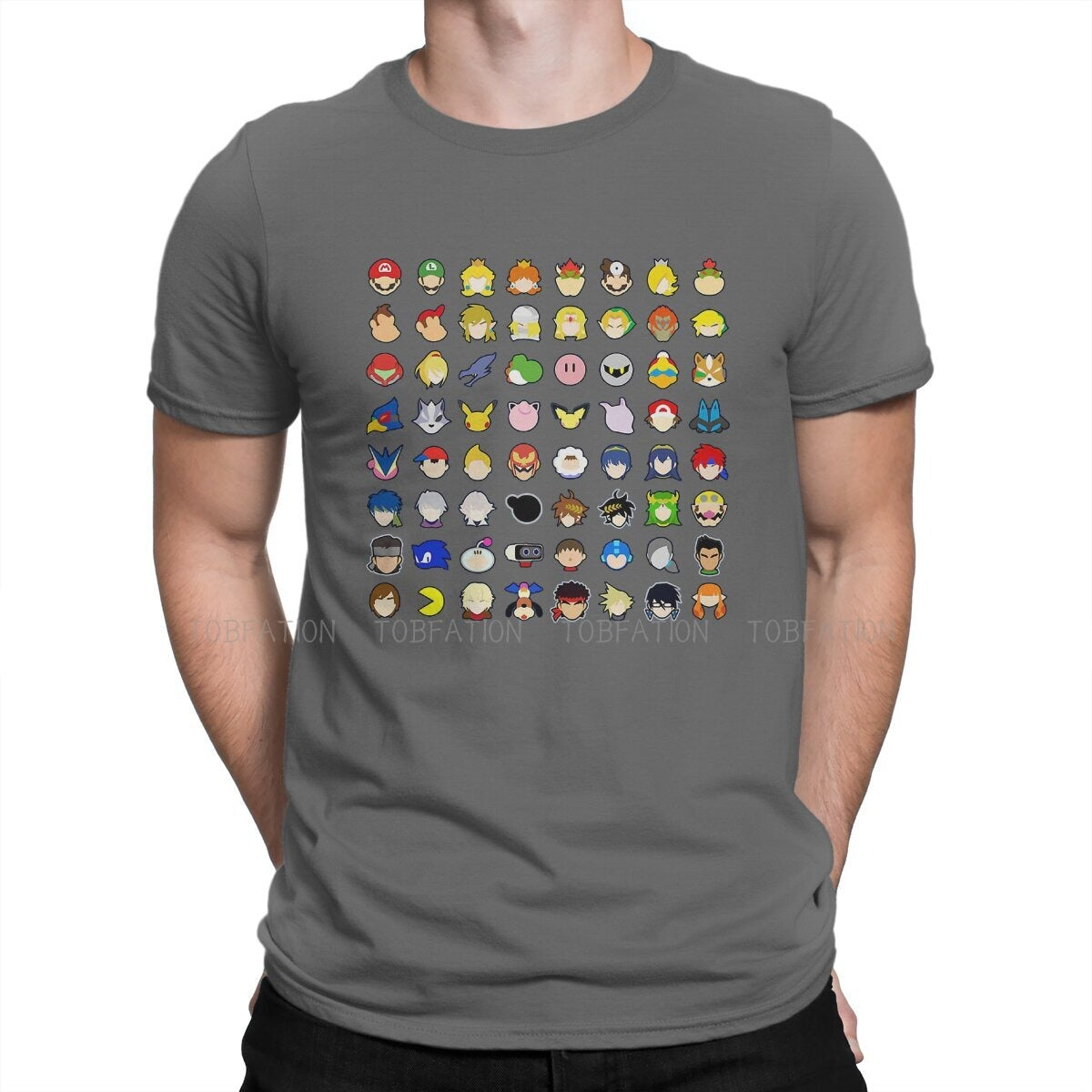 Super Smash Brothers Character Roster T Shirt
