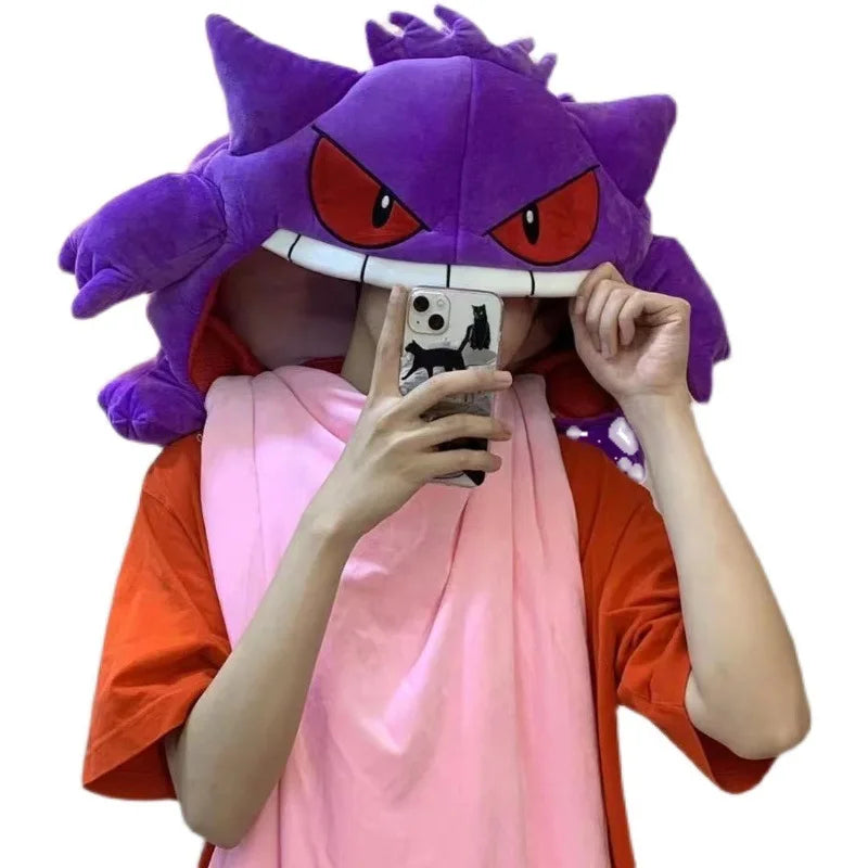 Pokemon Gengar Plush 2-in-1 Pillow Blanket